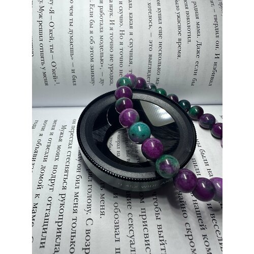 Браслет, кварц, 1 шт., размер one size, розовый, зеленый