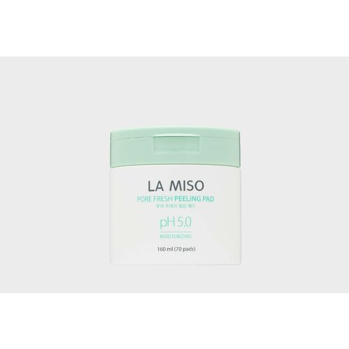 Очищающие и отшелушивающие салфетки для лица la miso pore fresh peeling pad скрабы и пилинги la miso очищающие и отшелушивающие салфетки для лица рh 5 0