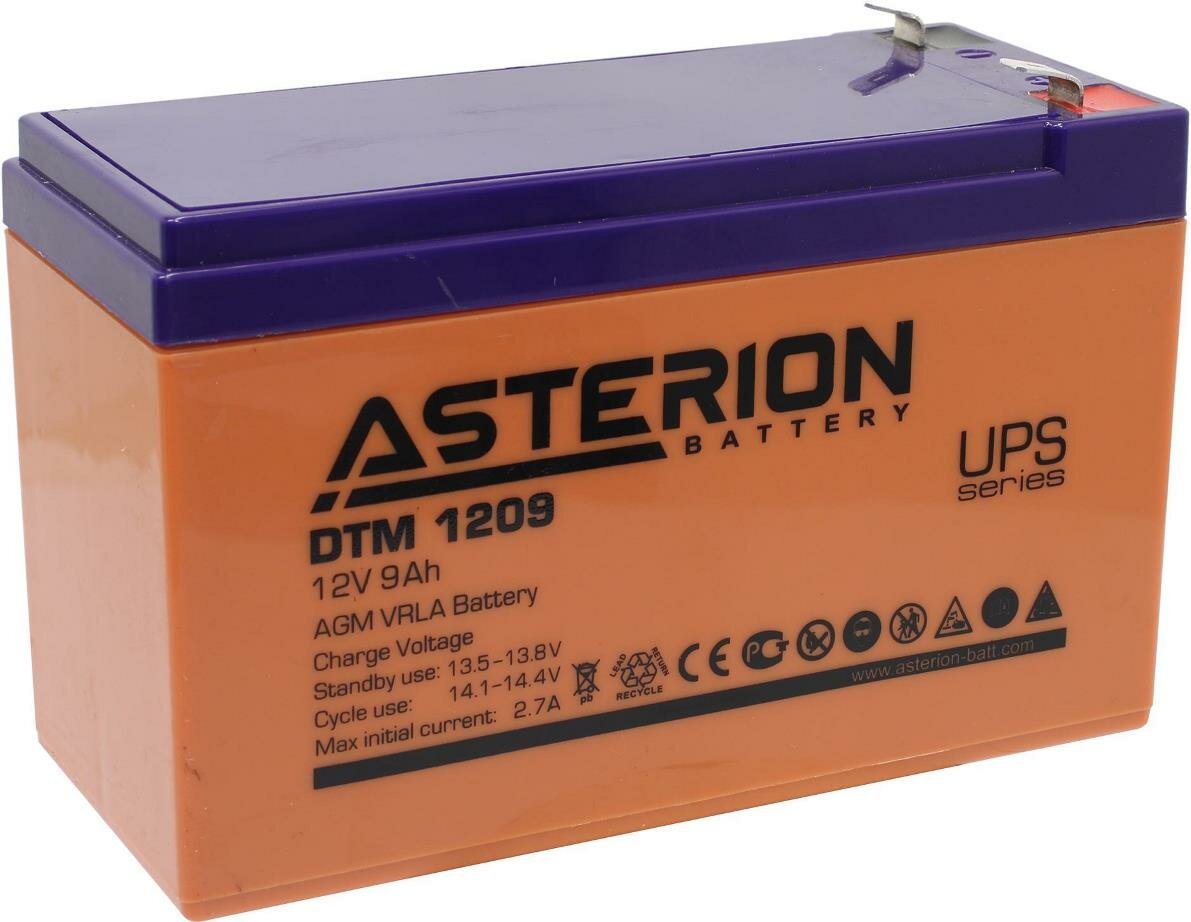 Аккумулятор Asterion DTM 1209 12V 9Ah