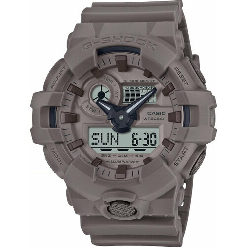 фото Наручные часы casio g-shock наручные часы casio ga-700nc-5aer, коричневый