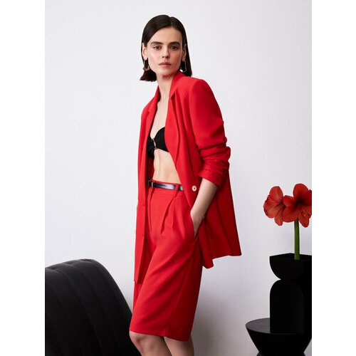 фото Шорты zarina, размер xs (ru 42), красный