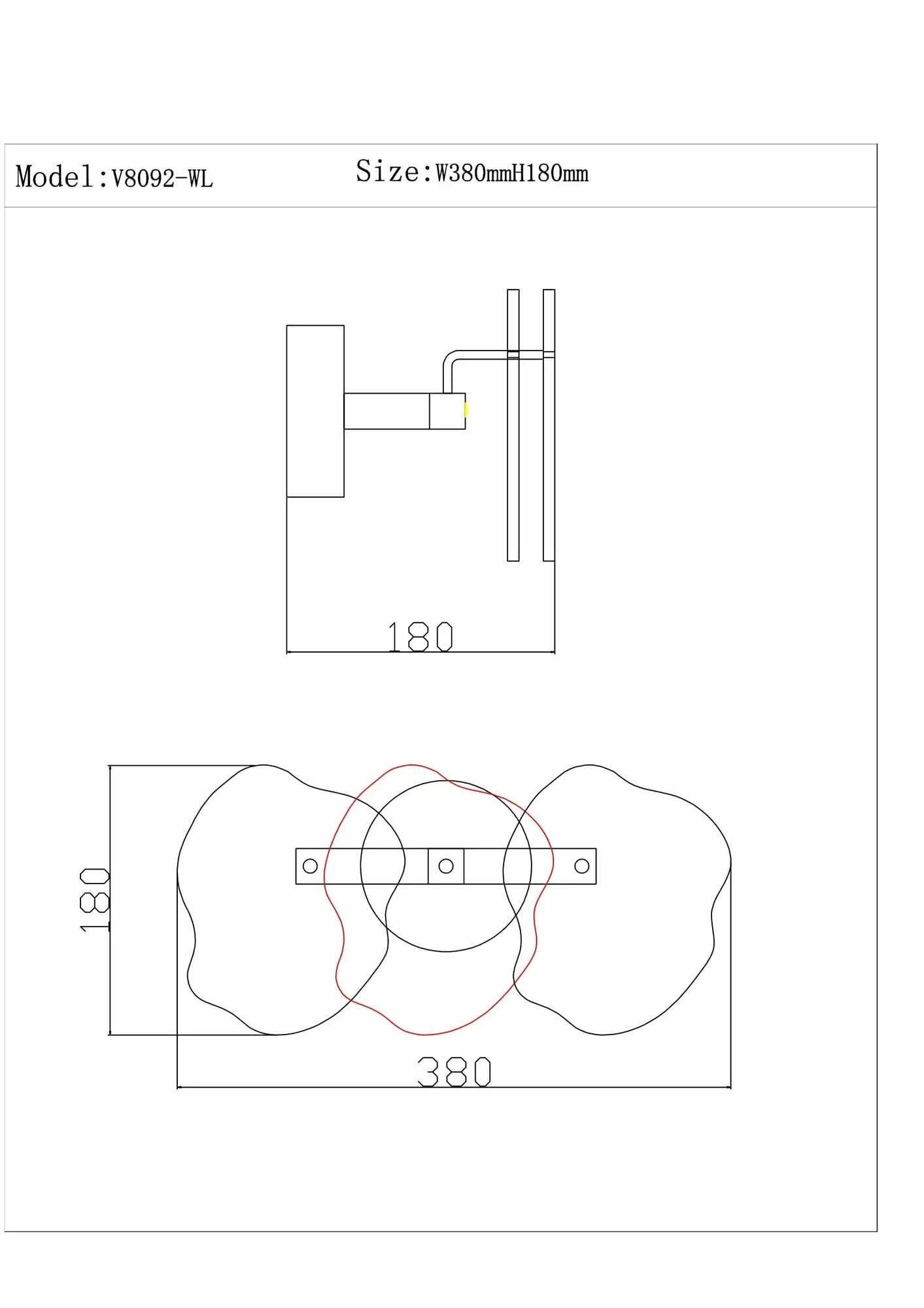 Бра Moderli Square V8092-WL Hoff - фото №13