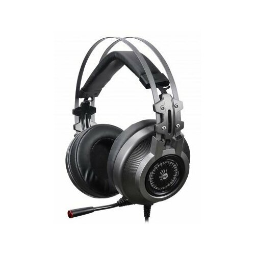 Наушники с микрофоном A4Tech Bloody серый 2м мониторные USB оголовье J527 394700₽