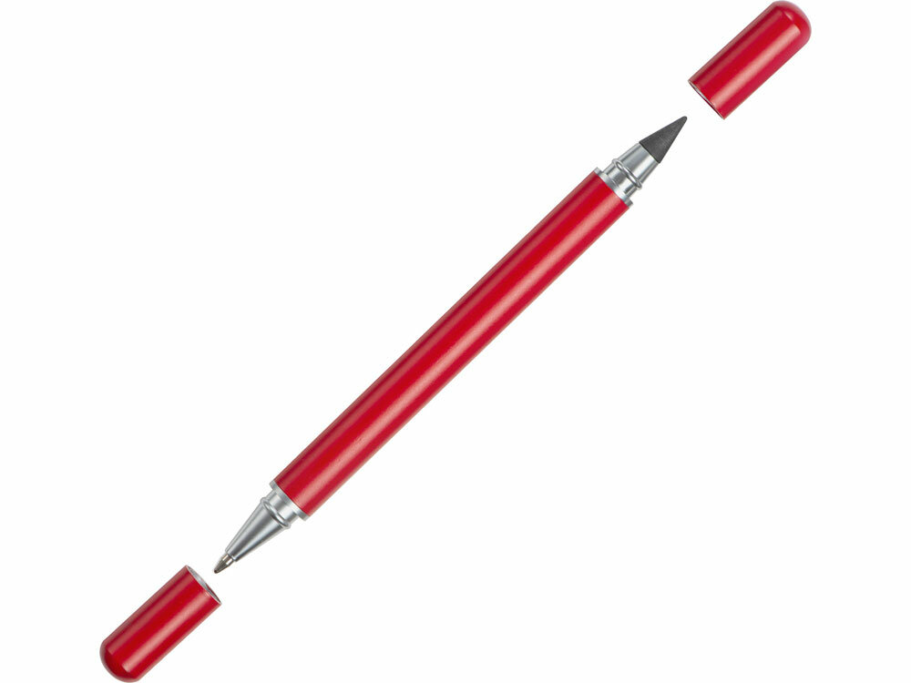 Металлическая ручка и вечный карандаш «Van Gogh», цвет темно-красный