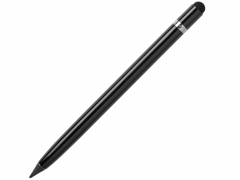 Вечный карандаш «Eternal» со стилусом и ластиком черный