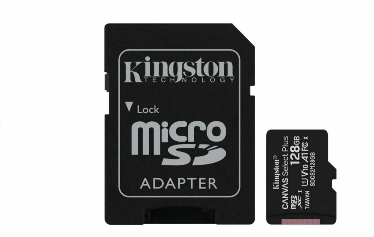 Карта памяти Micro SD 128 Гб micro SD card