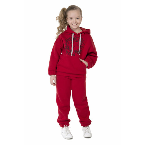 комплект одежды little world of alena размер 62 красный Комплект одежды LITTLE WORLD OF ALENA, размер 158, красный