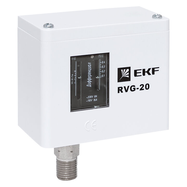 Реле избыточного давления RVG-20-06 (06МПа) EKF RVG-20-06