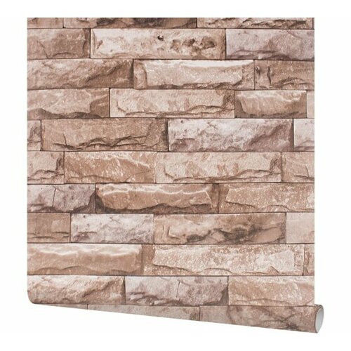 Плёнка самоклеящаяся 10411-2-45 Коричневый кирпич 458м 651₽