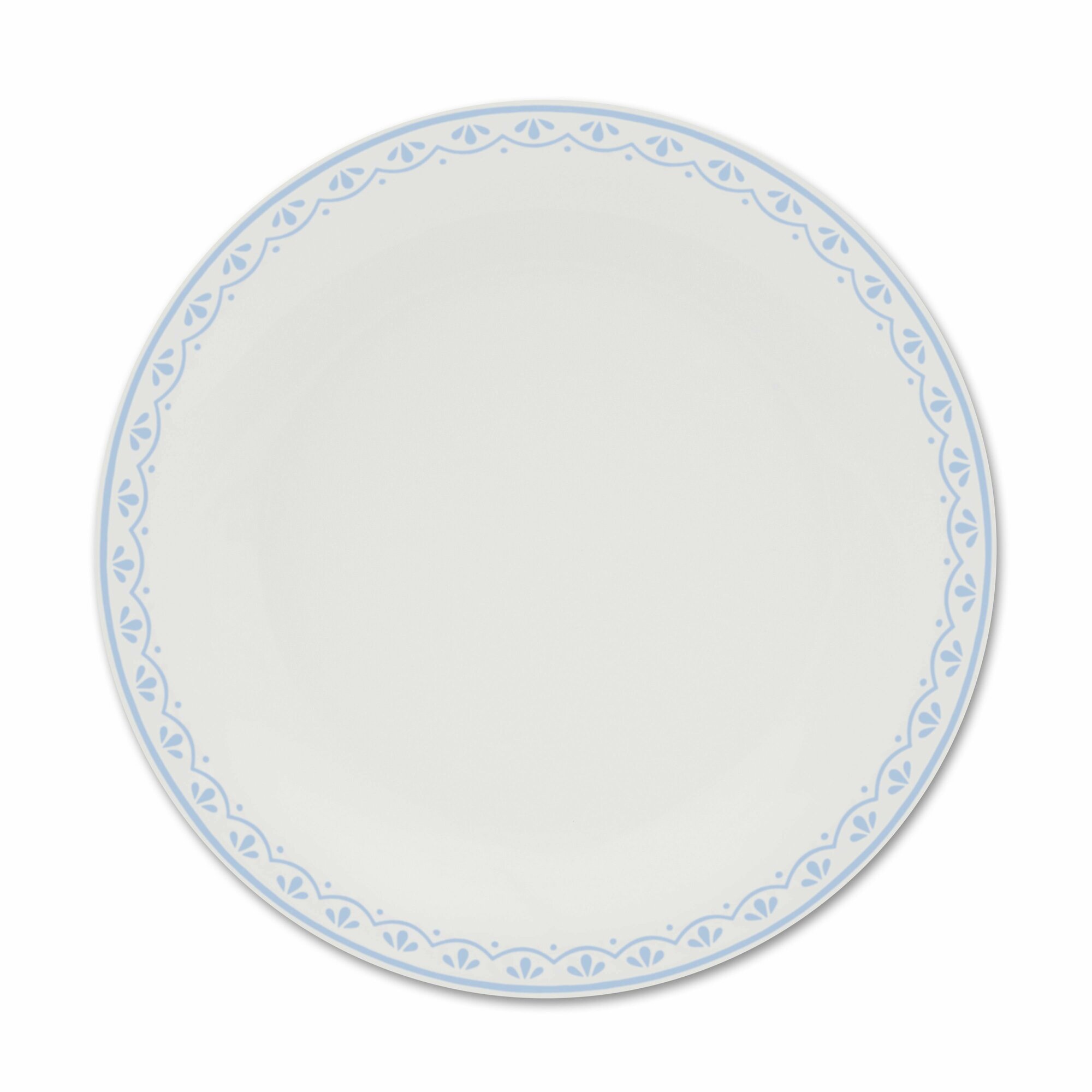 Тарелка десертная Leander "Хьюджилайн-голубой" 21 см