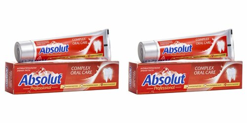 ABSOLUT PRO Зубная паста Комплексная защита полости рта 110г , 2шт