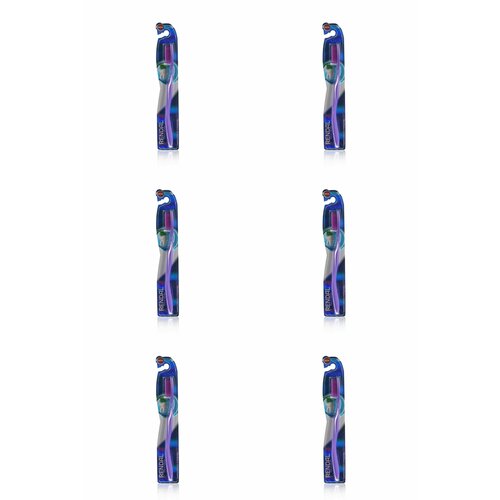 Rendal Зубная щетка Neon, Средняя жесткость, 6 шт