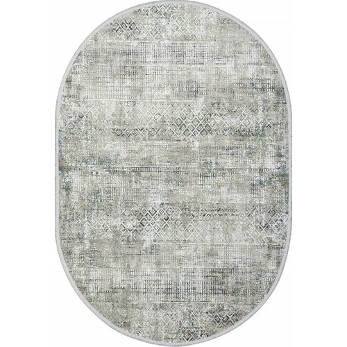 Ковер LORENZO A047AJ GREY / BLUE Овал 1.6 x 2.3 м.