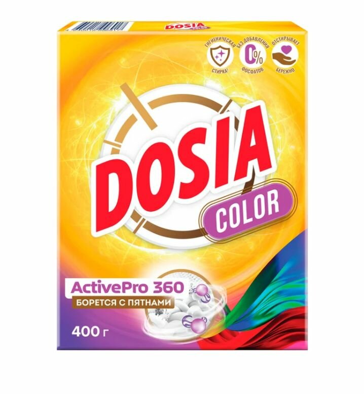 Dosia Порошок для стирки Optima Color, 400 г, 1 шт