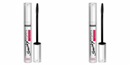 LUXVISAGE Тушь Smoky eyes Накладные ресницы, черная, 7 г, 2 шт