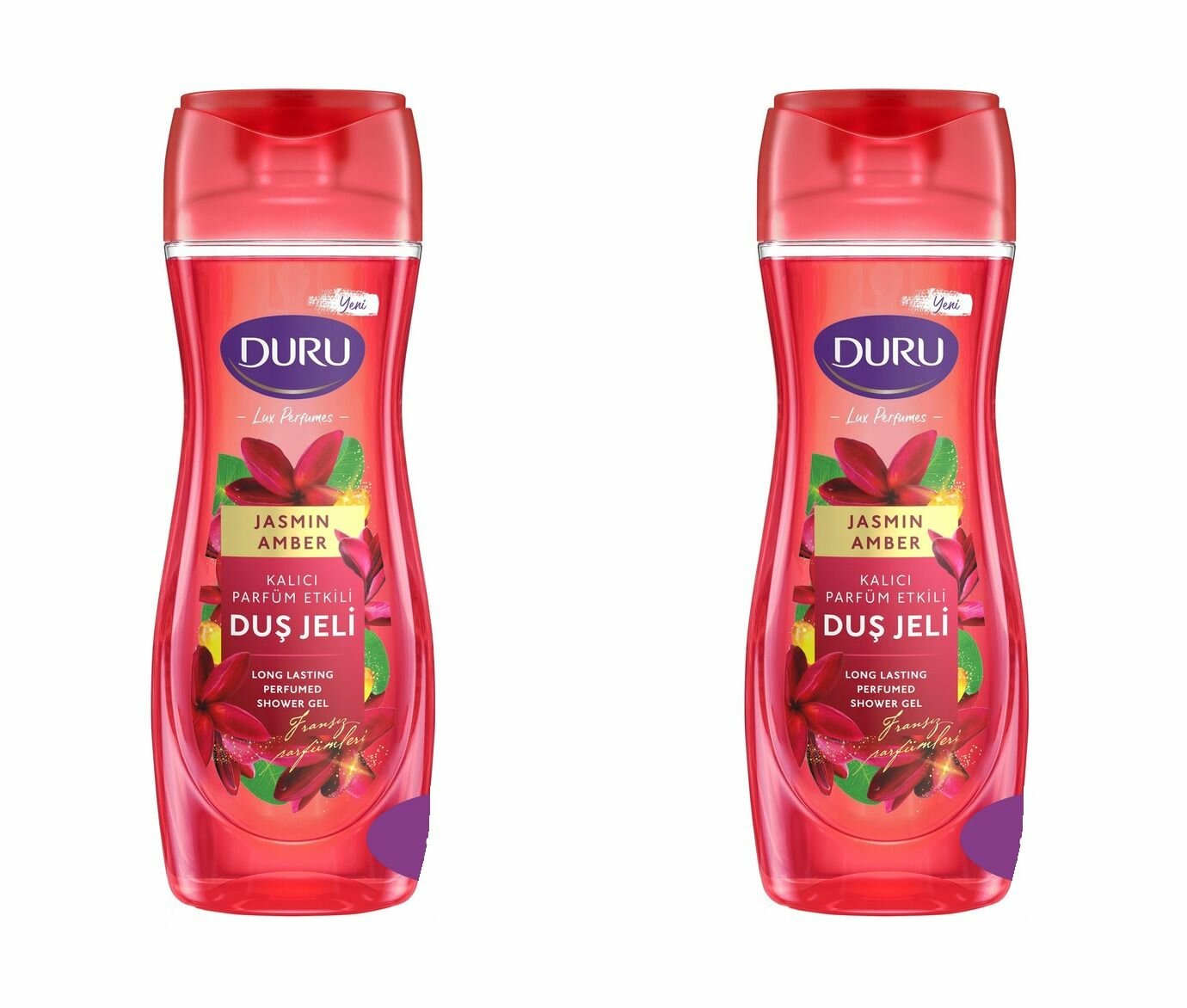 Гель для душа Duru Lux perfumes Амбра и жасмин 450мл Evyap Sabun - фото №1