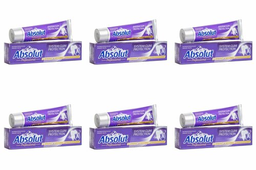 ABSOLUT PRO Зубная паста Защита дёсен, профилактика болезней и воспалений 110гр, 6уп.