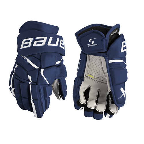 фото Перчатки bauer supreme mach 14" т. синий