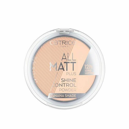 пудра компактная catrice all matt shine control powder healthy look 10 гр Пудра компактная для лица CATRICE ALL MATT PLUS SHINE CONTROL, тон 002 (матирующая)