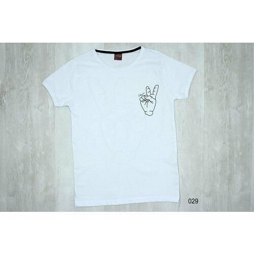 фото Футболка petitox, размер 152, белый