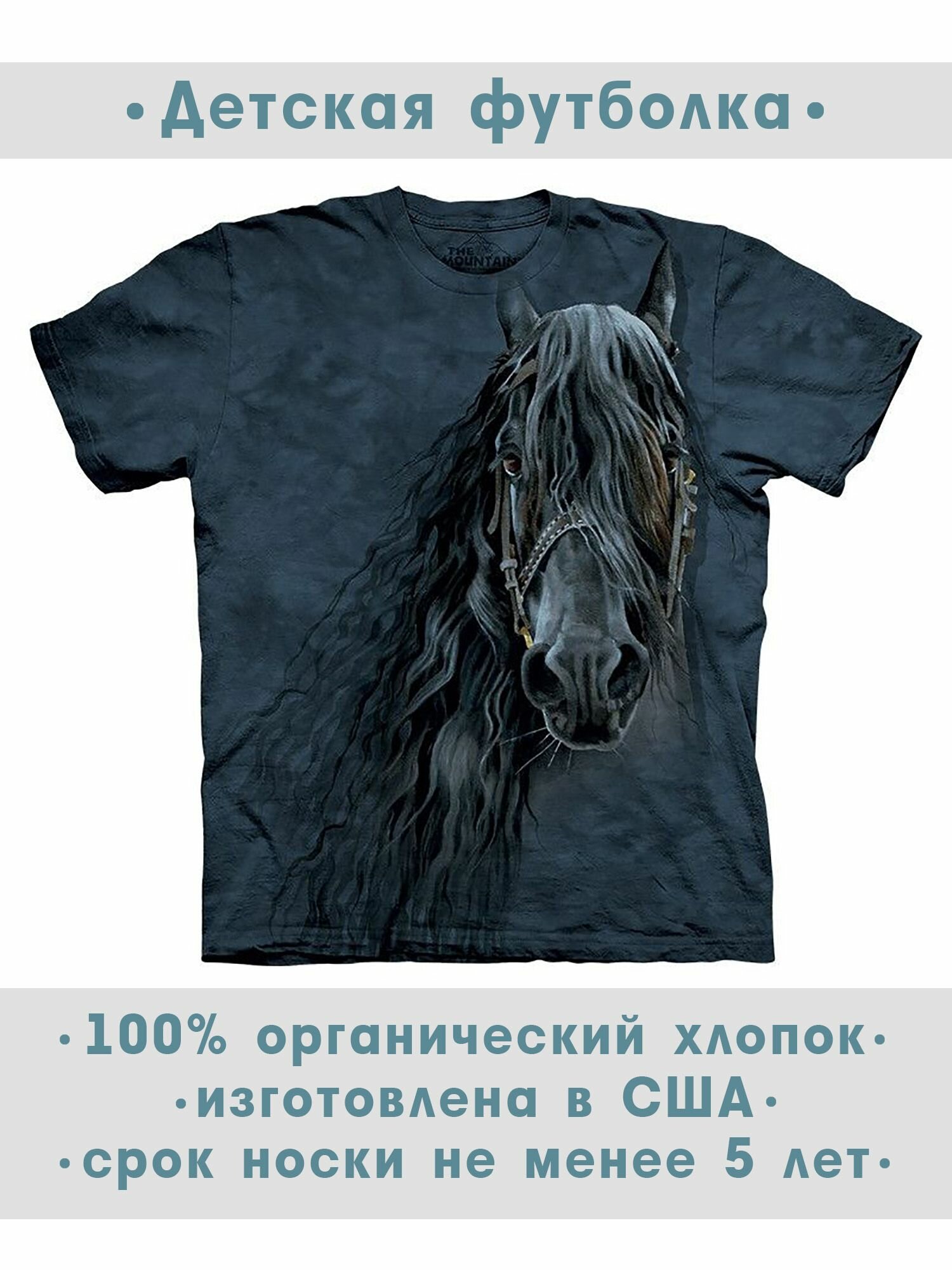 Футболка детская The Mountain "Forever Friesian"