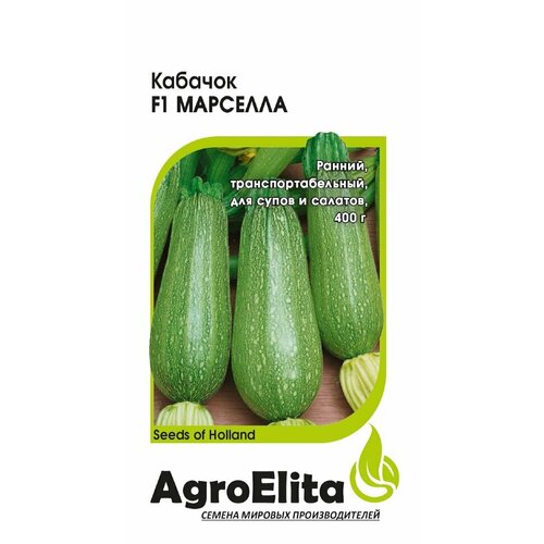 Семена Кабачок Марселла F1, 5шт, AgroElita, Enza Zaden семена кабачок марселла f1 5шт agroelita enza zaden 3 упаковки