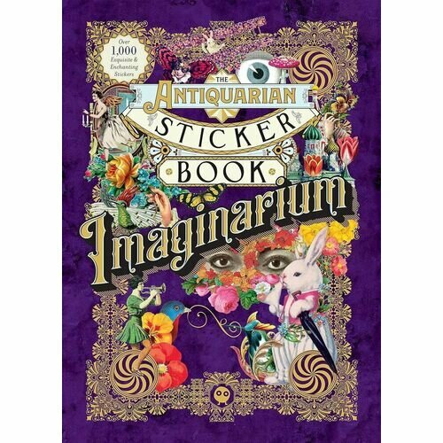 Odd Dot. The Antiquarian Sticker Book. Imaginarium eyelike letters sticker book