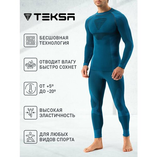 фото Комплект термобелья teksa, размер 52;54, мультиколор