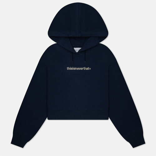 Толстовка thisisneverthat t-logo hoodie, силуэт прямой, размер m, синий