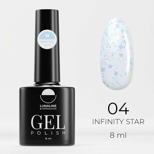 Гель-лак для ногтей Luna Line Infinity Star, тон 04