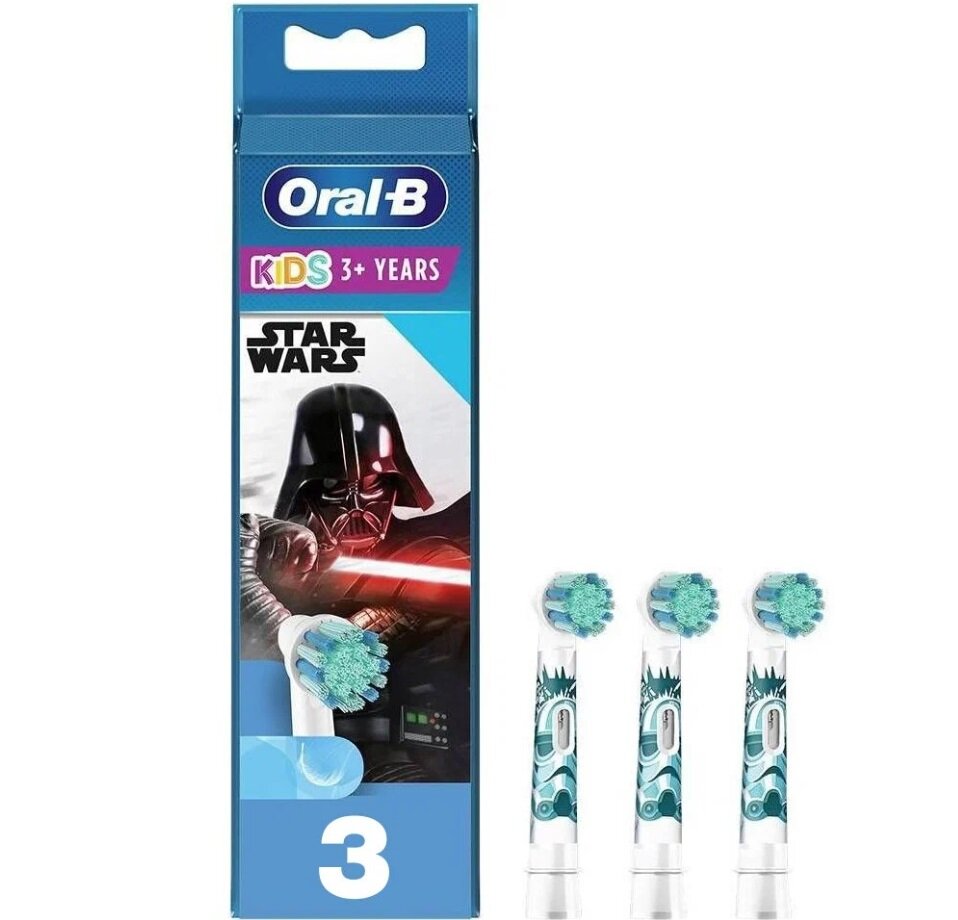 Насадка для зубных щеток Oral-B Stages Kids EB10S Star Wars (3 шт) - фото №12