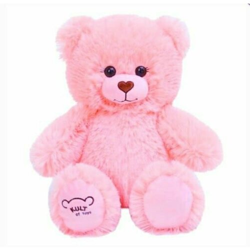 Медведь розовый (h40см) медведь пудровый h40см
