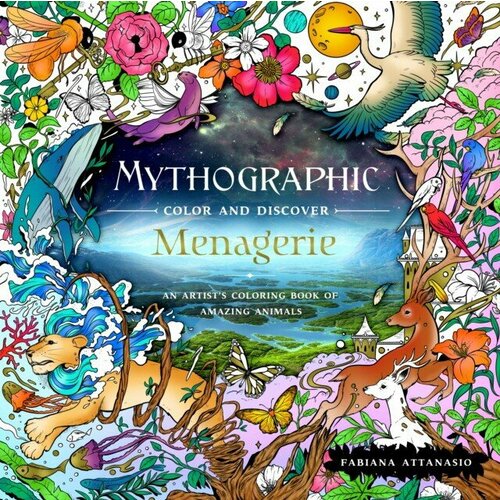 Mythographic Color and Discover: Menagerie bumper colouring book