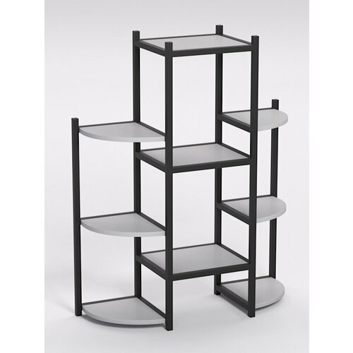 Подставка для цветов №6 в стиле лофт, Серый 80 x 29 x 100 см