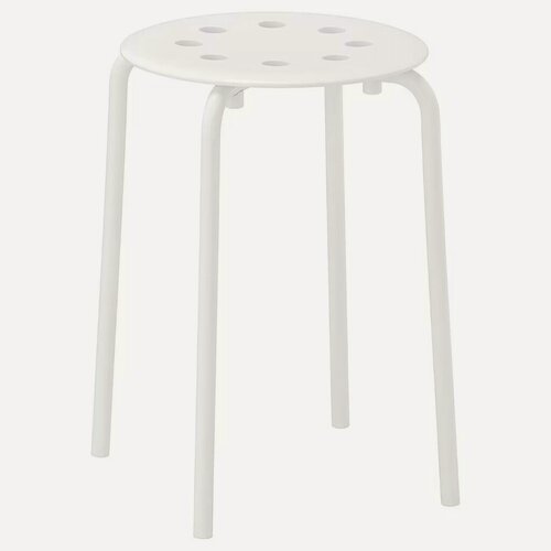 Изображение товара Табурет, белый, 45 см, Икеа Мариус, Ikea Marius