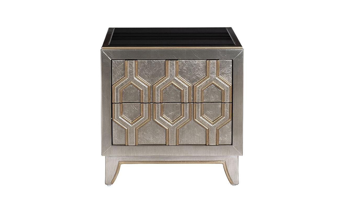 фото Тумбочка Garda Decor с выдвижными ящиками ART-2919-E