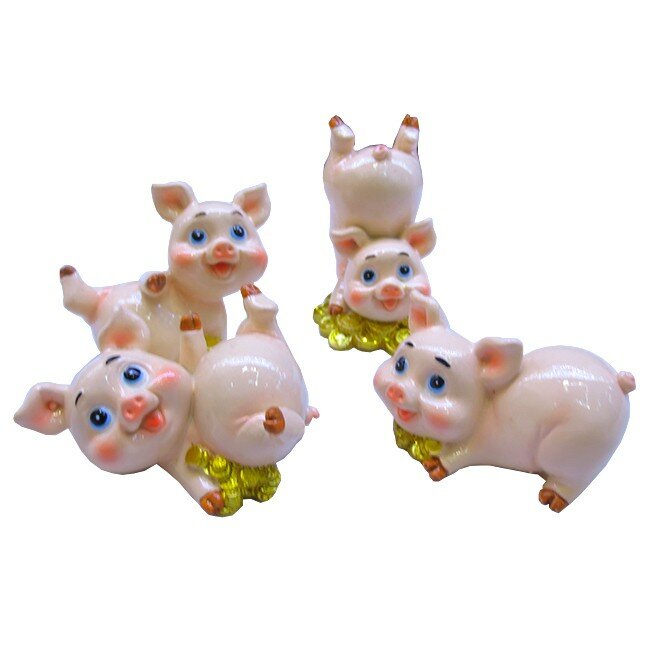 фото Сувенир поросенок 6х4см 141-45М