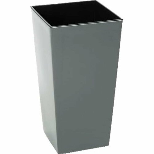 Кашпо с вкладышем LAMELA Sp.z o. 548 FINEZJA 40х40х74 см, антрацит 045318