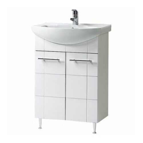 Тумба без раковины напольная акваль Анна 60см белая