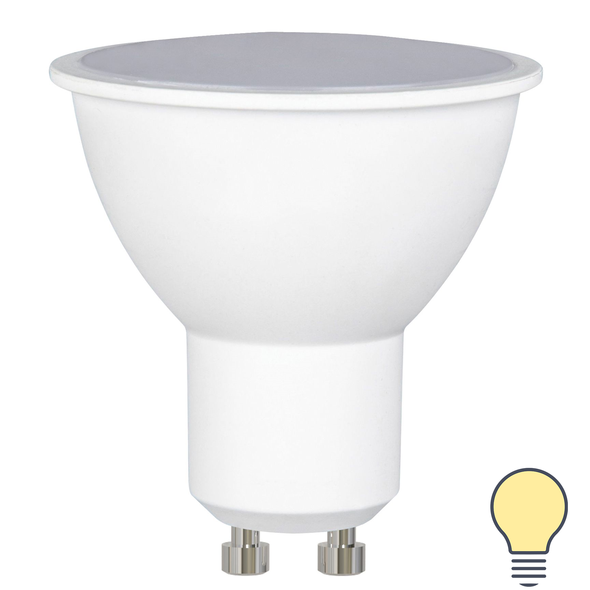 Лампа светодиодная Volpe Norma GU10 175-250 В 10 Вт спот 800 лм теплый белый цвет света