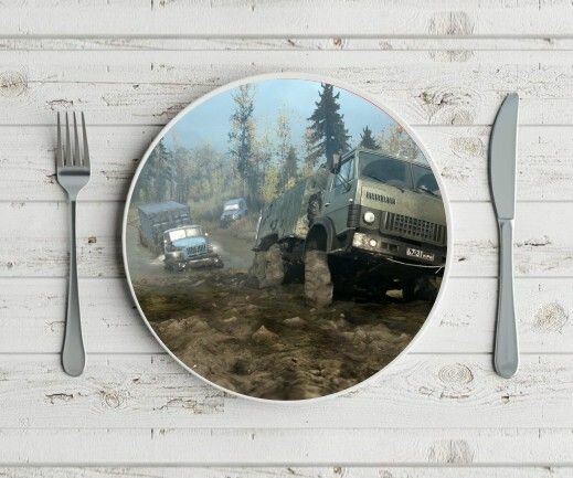 Тарелка Spintires, Спинтайрес №2