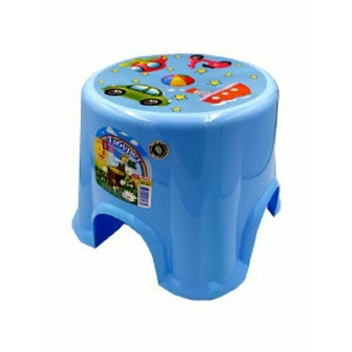Табурет детский Пенёк голубой 459₽