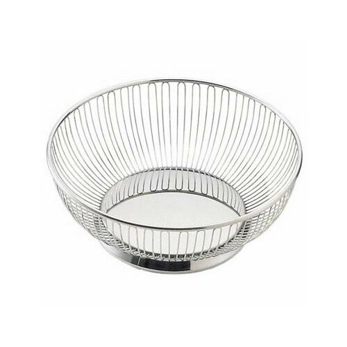 Фруктовница круглая хромированная Motta, 24 см.