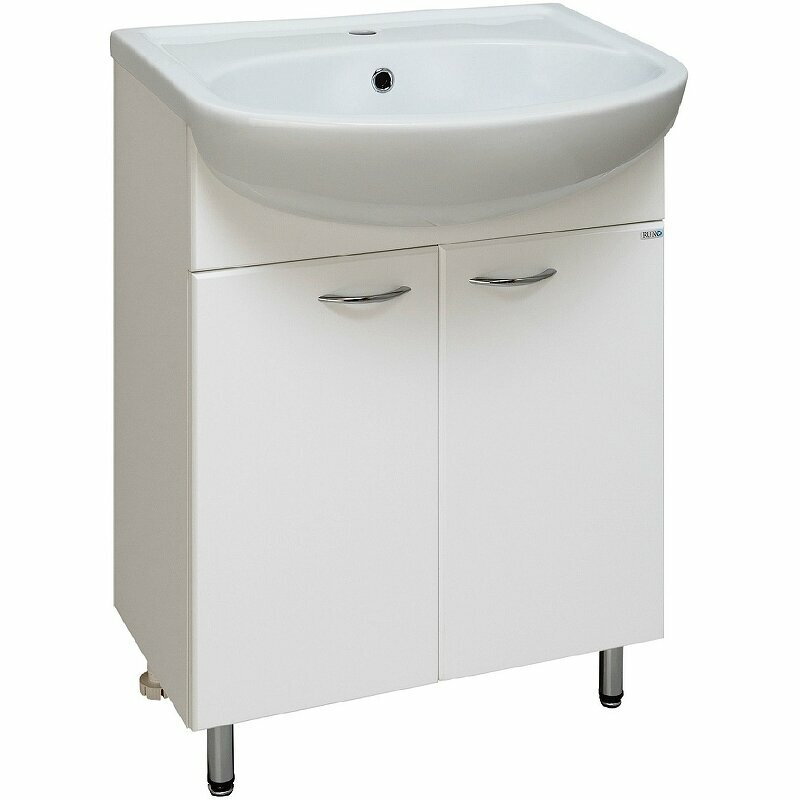 фото Тумба под раковину Runo Уют 60 00000000067 Белая