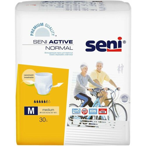 Трусы впитывающие Seni Active Normal Medium для взрослых 30шт х3шт