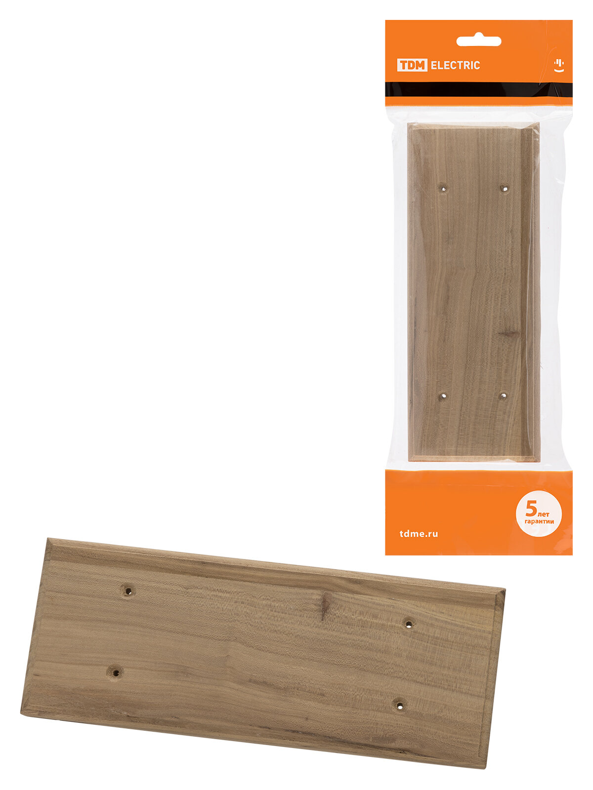 фото Накладка на бревно деревянная универсальная НБУ 1Пх3 240 мм, под покраску TDM