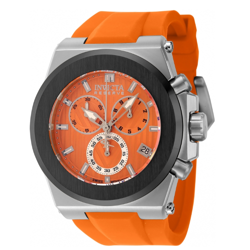 Наручные часы INVICTA Часы мужские кварцевые Invicta Reserve Akula 45257, оранжевый