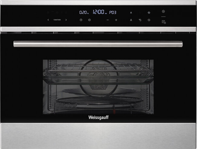 Встраиваемый компактный духовой шкаф Weissgauff OE 445 X