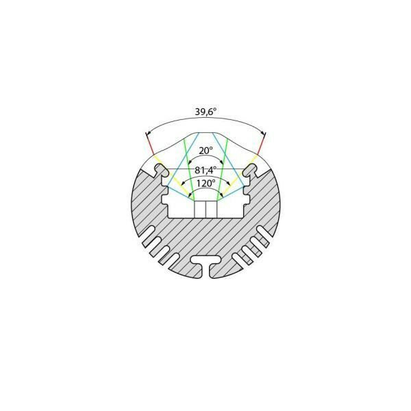 015527 Профиль с экраном ALU-ROUND-2000 ANOD+LEN30 Arlight - фото №13