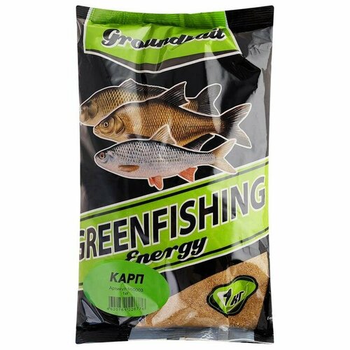 suhar greenfishing krasnyj pastoncino 400g Прикормка Greenfishing Energy, карп, 1 кг